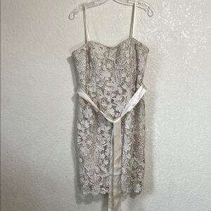 ADRIANNA PAPELL Strapless Dress